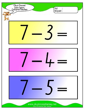 İşlemler yaprak test